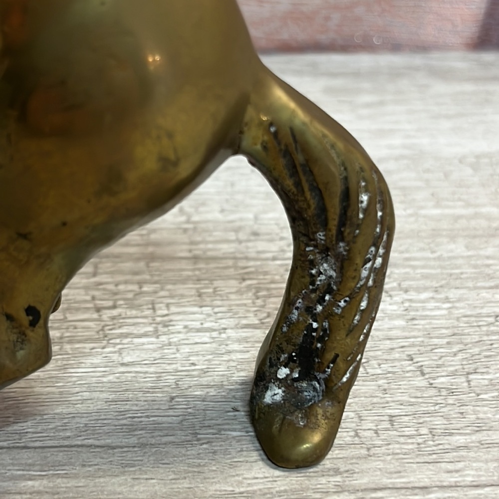 Brass Rearing Horse - Picture 4 of 8